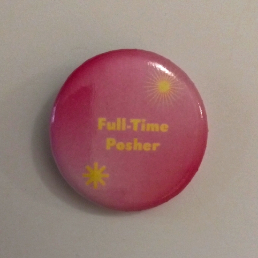 Poshmark PoshFest 2024 Pink Full-Time Posher Pin